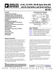 AD7764 datasheet pdf Analog Devices