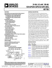 AD7766 datasheet pdf Analog Devices