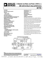 AD7785 datasheet pdf Analog Devices