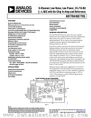 AD7795 datasheet pdf Analog Devices