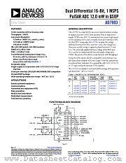 AD7903 datasheet pdf Analog Devices