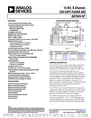 AD7949-EP datasheet pdf Analog Devices