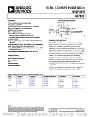 AD7983 datasheet pdf Analog Devices