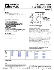 AD7986 datasheet pdf Analog Devices