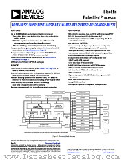 ADSP-BF527 datasheet pdf Analog Devices