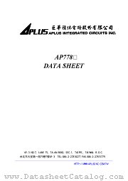 AP778-01 datasheet pdf Aplus Integrated Circuits