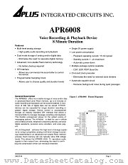 APR6008 datasheet pdf Aplus Integrated Circuits