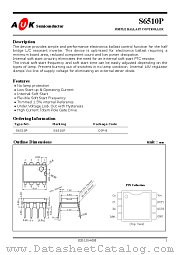 S6510P datasheet pdf AUK Corp