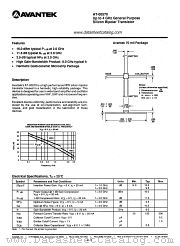 AT-00570 datasheet pdf AVANTEK