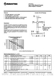 AT-01610 datasheet pdf AVANTEK