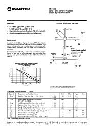 AT-01635 datasheet pdf AVANTEK