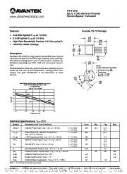 AT-01672 datasheet pdf AVANTEK