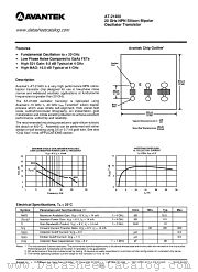 AT-21400 datasheet pdf AVANTEK