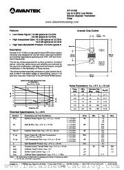 AT-41400 datasheet pdf AVANTEK