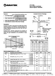 AT-41435 datasheet pdf AVANTEK