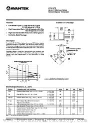 AT-41472 datasheet pdf AVANTEK