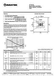 AT-60100 datasheet pdf AVANTEK