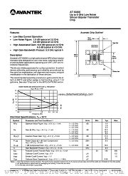 AT-60200 datasheet pdf AVANTEK