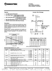 AT-60510 datasheet pdf AVANTEK