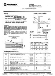 AT-60535 datasheet pdf AVANTEK