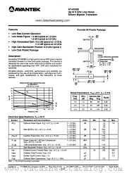 AT-60585 datasheet pdf AVANTEK