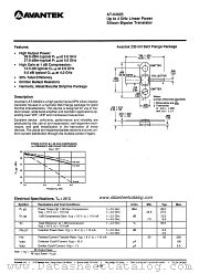 AT-64023 datasheet pdf AVANTEK