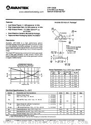 ATF-13036 datasheet pdf AVANTEK