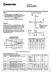 ATF-13170 datasheet pdf AVANTEK