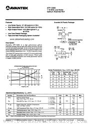 ATF-13284 datasheet pdf AVANTEK