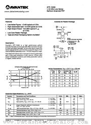 ATF-13484 datasheet pdf AVANTEK