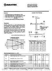 AF-8110 datasheet pdf AVANTEK