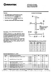 AT-8250 datasheet pdf AVANTEK