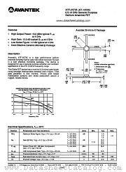 AT-12535 datasheet pdf AVANTEK