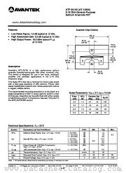 AT-10600 datasheet pdf AVANTEK