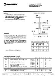 AT-10650-3 datasheet pdf AVANTEK