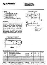 AT-8140 datasheet pdf AVANTEK