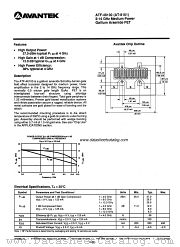 ATF-46100 datasheet pdf AVANTEK