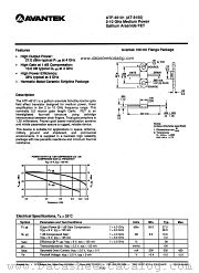 AT-8160 datasheet pdf AVANTEK