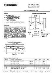 AT-11671 datasheet pdf AVANTEK