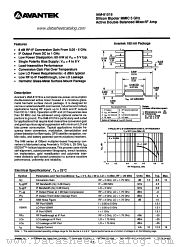 IAM-81018 datasheet pdf AVANTEK