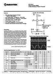 IFD-50010 datasheet pdf AVANTEK