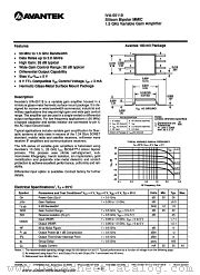 IVA-05118 datasheet pdf AVANTEK