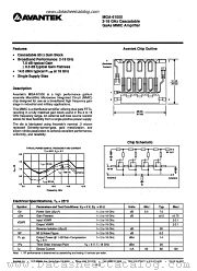 MGA-61000 datasheet pdf AVANTEK