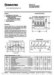 MGA-61100 datasheet pdf AVANTEK