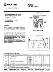 MGA-62100 datasheet pdf AVANTEK