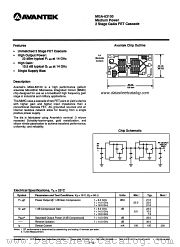 MGA-63100 datasheet pdf AVANTEK