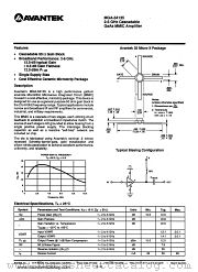 MGA-64135 datasheet pdf AVANTEK