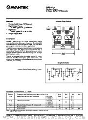 MGA-65100 datasheet pdf AVANTEK