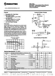 MSA-0504 datasheet pdf AVANTEK