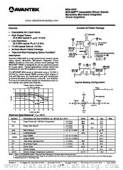 MSA-0505 datasheet pdf AVANTEK